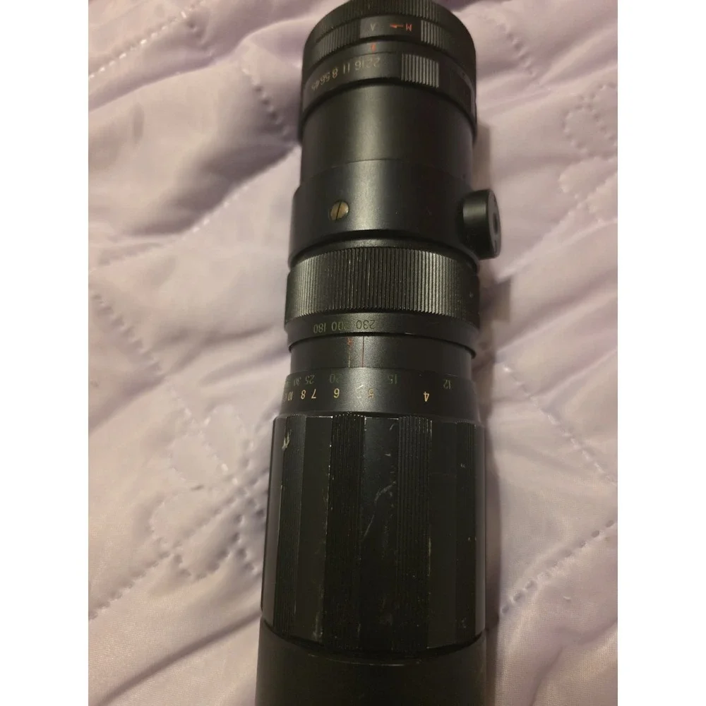 Takumar 200-300mm f/4.5 Telephoto Zoom Lens Aluminum Barrel Made in Japan 1970s